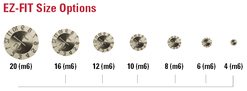 DME Blind-hole-sizes