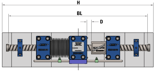 EZ Stack Drawing To Find D & BL